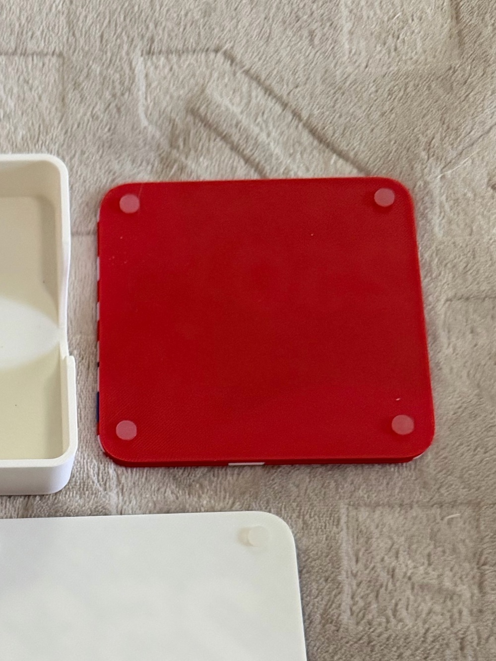 Hand Crafted 3D printed Red, White, Blue 250th Anniversary Set of 4 Coasters - Picture 4 of 4
